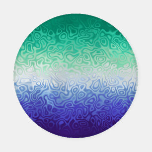 Trippy Ripply Funky Boho MLM Men Loving Men Pride Coaster Set