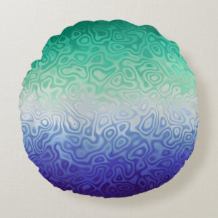 Trippy Ripply Funky Boho MLM Men Loving Men Pride Round Pillow