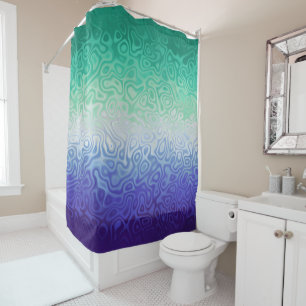 Trippy Ripply Funky Boho MLM Men Loving Men Pride Shower Curtain