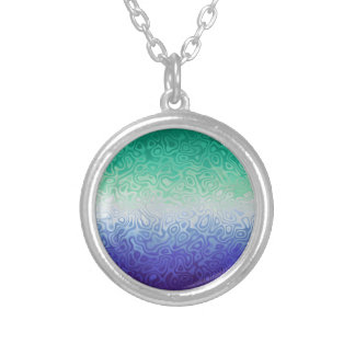 Trippy Ripply Funky Boho MLM Men Loving Men Pride Silver Plated Necklace