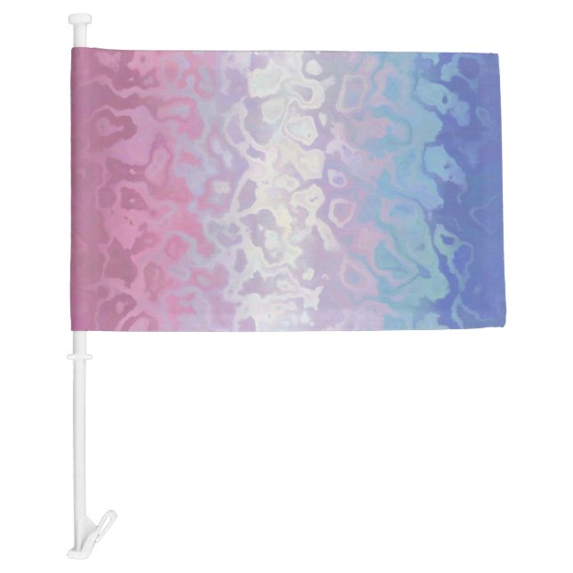 Trippy Ripply Groovy Eccentric Bigender Pride Flag (Front)