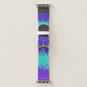 Trippy Squiggly Abstract Alexigender Pride Flag Apple Watch Band