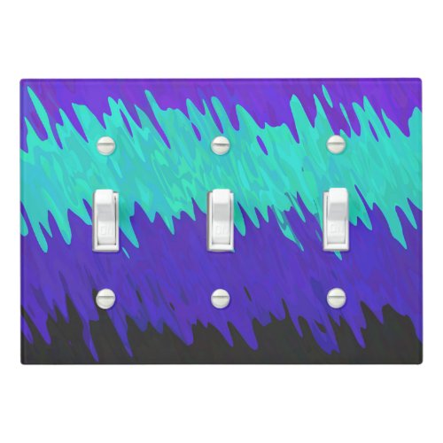 Trippy Squiggly Abstract Alexigender Pride Flag Light Switch Cover