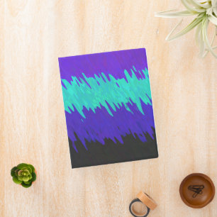 Trippy Squiggly Abstract Alexigender Pride Flag Mini Binder