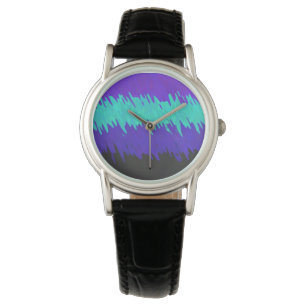Trippy Squiggly Abstract Alexigender Pride Flag Watch