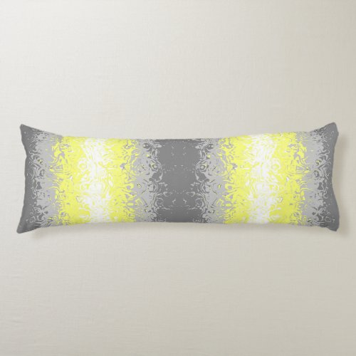 Trippy Squiggly Abstract Demigender Pride Flag Body Pillow