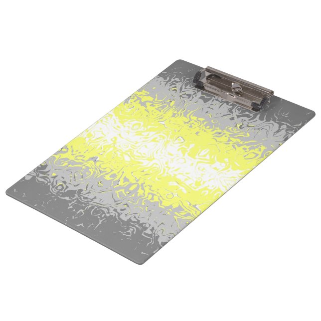 Trippy Squiggly Abstract Demigender Pride Flag Clipboard (Angled)