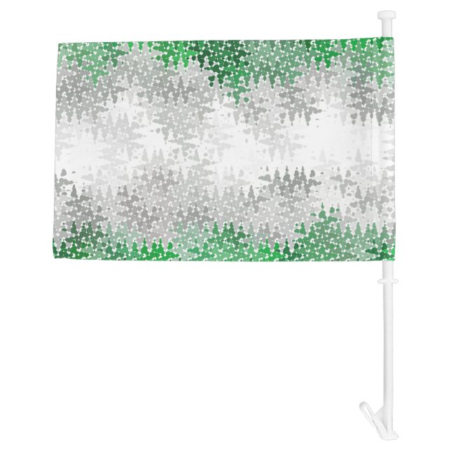 Trippy Squiggly Abstract Grayromantic Pride Flag (Back)