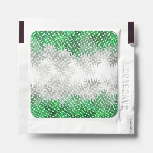 Trippy Squiggly Abstract Grayromantic Pride Flag Hand Sanitizer Packet