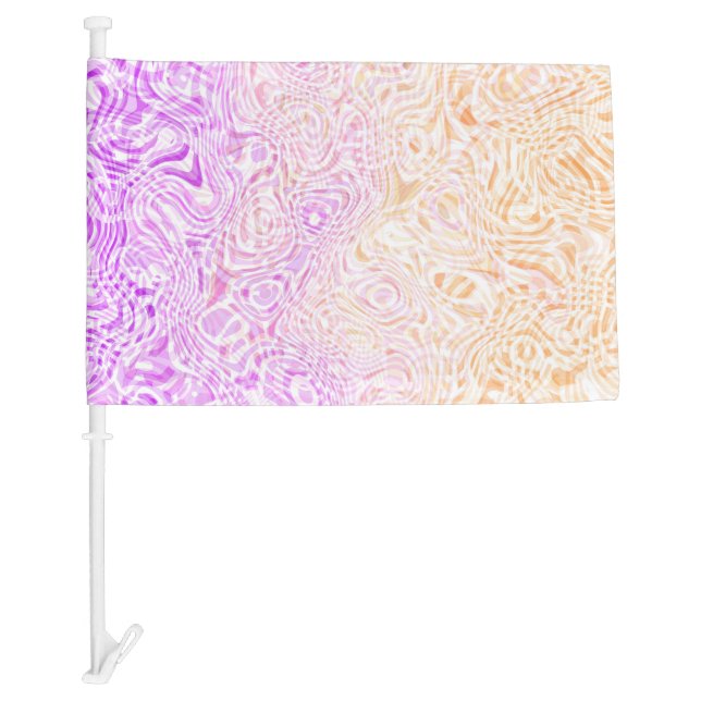 Trippy Squiggly Boho Abstract Trixic Pride Flag (Front)