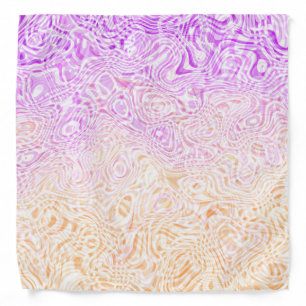 Trippy Squiggly Boho Abstract Trixic Pride Flag Bandana