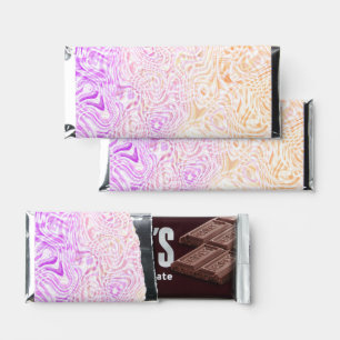 Trippy Squiggly Boho Abstract Trixic Pride Flag Hershey Bar Favors