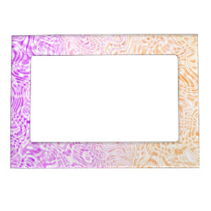 Trippy Squiggly Boho Abstract Trixic Pride Flag Magnetic Frame