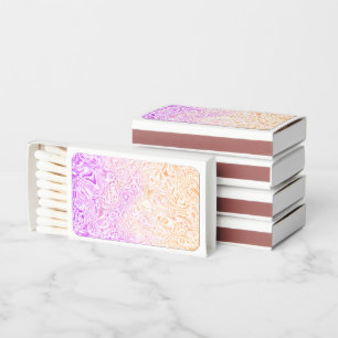 Trippy Squiggly Boho Abstract Trixic Pride Flag Matchboxes