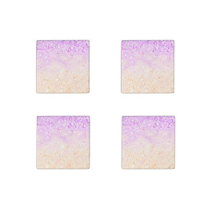 Trippy Squiggly Boho Abstract Trixic Pride Flag Stone Magnet