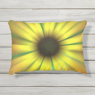 Trippy Sunflower 12 X16 Pillow