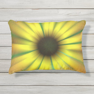 Trippy Sunflower 12 X16 Pillow