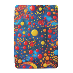 Trippy Tunnel of Colorful Floating Orbs Optical iPad Mini Cover