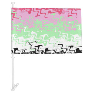 Trippy Wavy Abstract Recipromantic Pride Flag