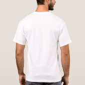 trippy white alligator zoomed reptile T-Shirt (Back)