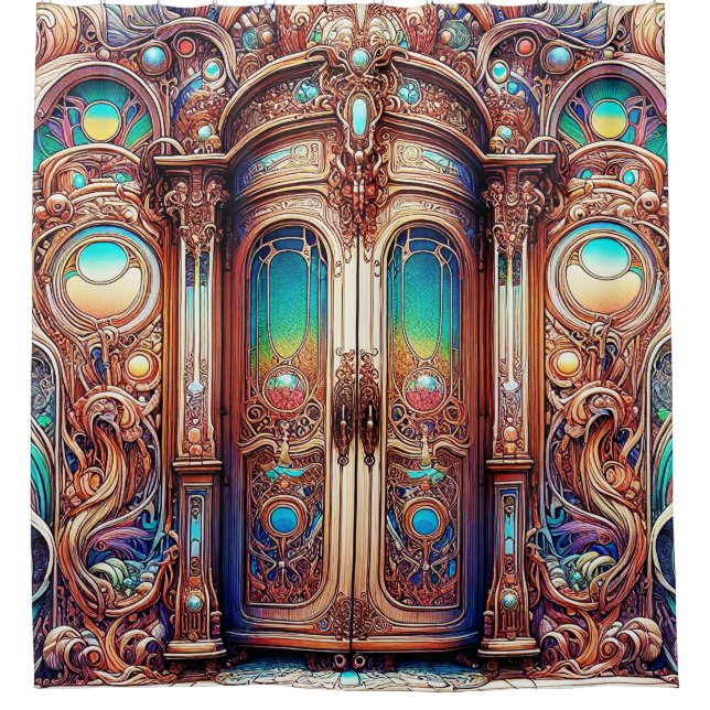 Trips from the Wardrobe Shower Curtain (Front)