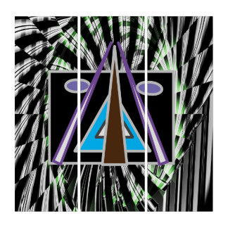 Triptych 3D painting