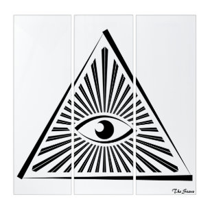 Triptych Art The Stare