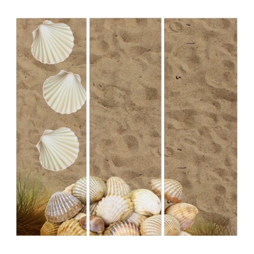 Triptych Beach Sand Clams