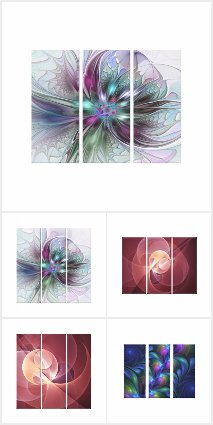 Triptych Canvas Prints