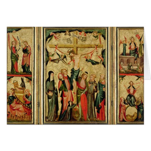 Triptych depicting the Crucifixion of Christ (Front Horizontal)