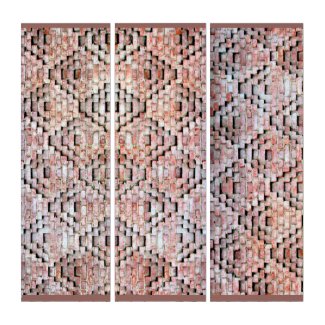 Triptych - Diammond Pattern Bricks