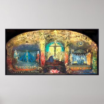 Triptych Grail By Anna May  -  Rudolf Steiner Poster by SteinerstudiesArt at Zazzle