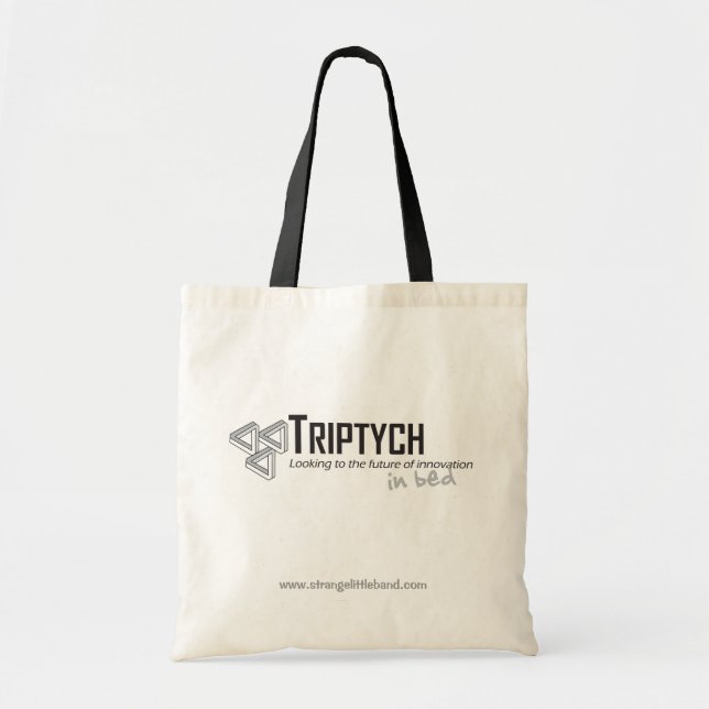 "Triptych... in bed" cloth bag (Front)