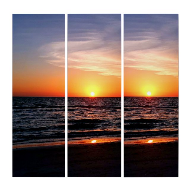 Triptych of a Beautiful Sunset (Front)