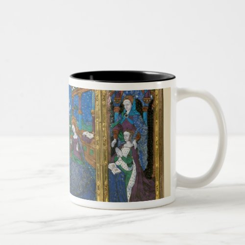 Triptych of Louis XII  and Anne de Bretagne Two_Tone Coffee Mug
