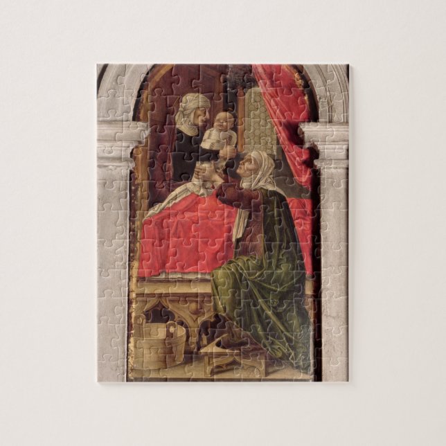 Triptych of the Madonna of the Misericordia, 1473 Jigsaw Puzzle (Vertical)