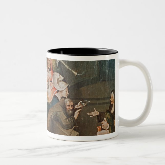Triptych of the Temptation of St. Anthony Two-Tone Coffee Mug (Right)