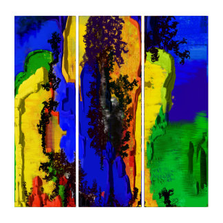 Triptych "Secret Tree"
