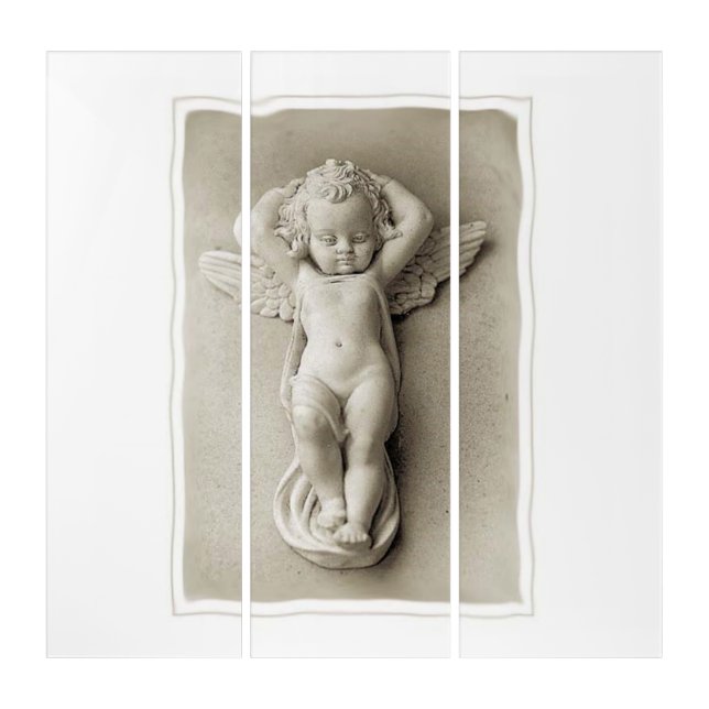 Triptych Vintage Baby Angel (Front)