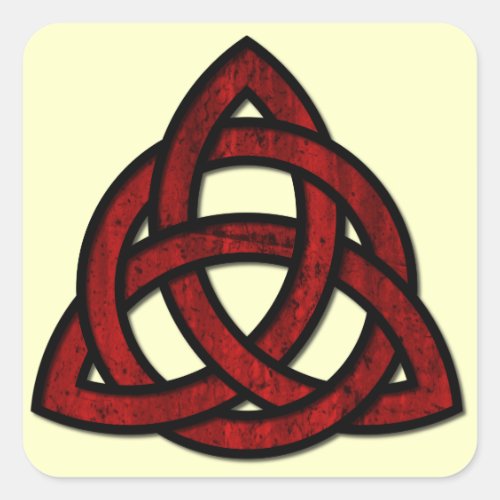 Triquet Celtic Knot - pick your background color!