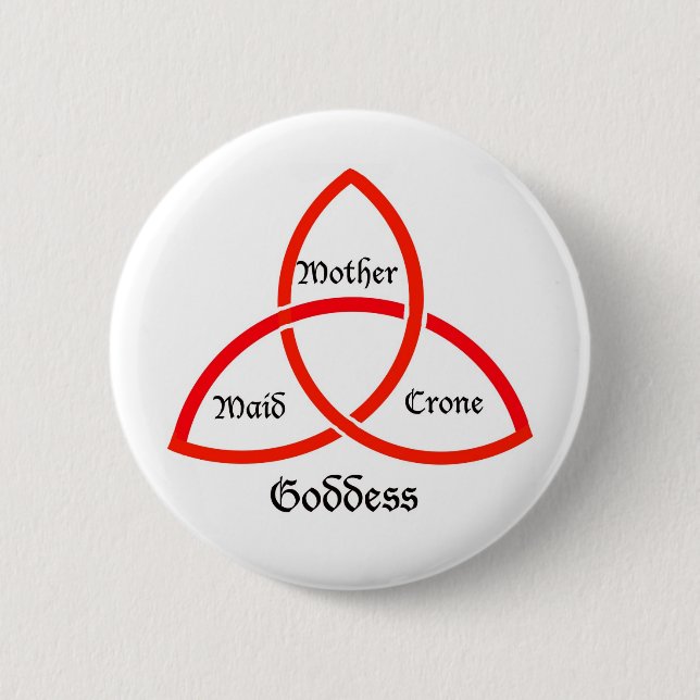 triquetra 1 pinback button (Front)