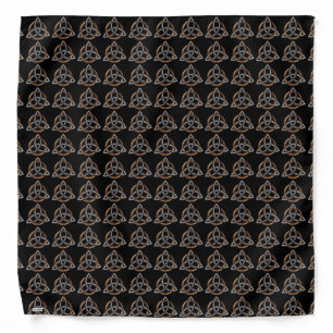 Triquetra (Brown/Silver) Bandana