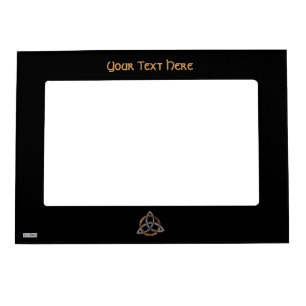 Triquetra (Brown/Silver) Magnetic Photo Frame