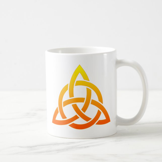 Triquetra/Celtic Trinity Knot Coffee Mug (Right)