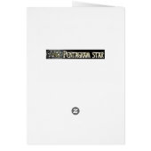 Triquetra Circle Knot Card (Back)