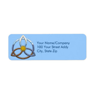 Triquetra Earth Air Water Label