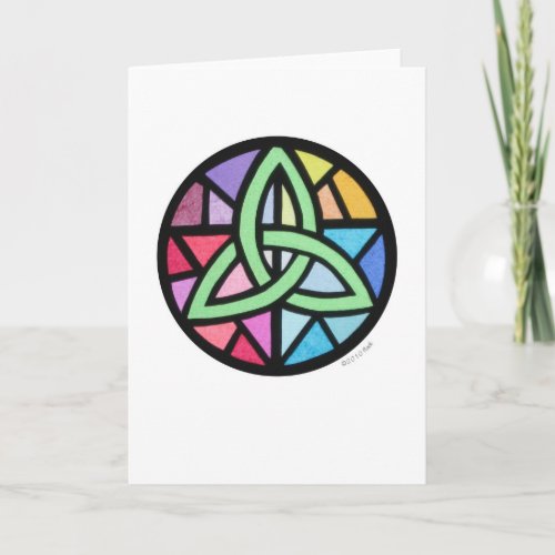 triquetra holiday card
