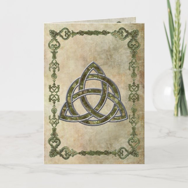 Triquetra Natural Card (Front)