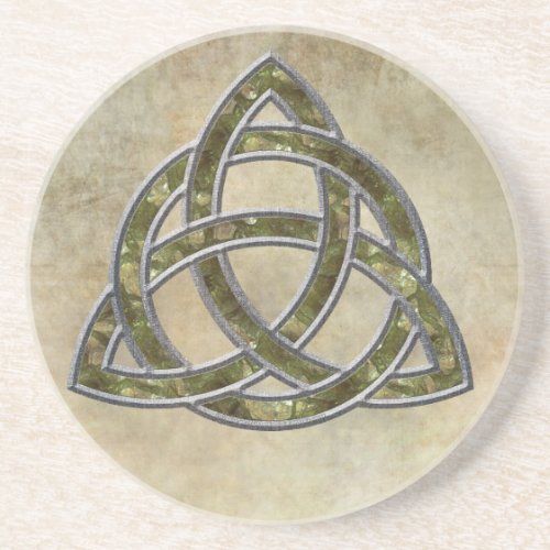 Triquetra Natural Drink Coaster