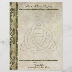 Triquetra Natural Letterhead